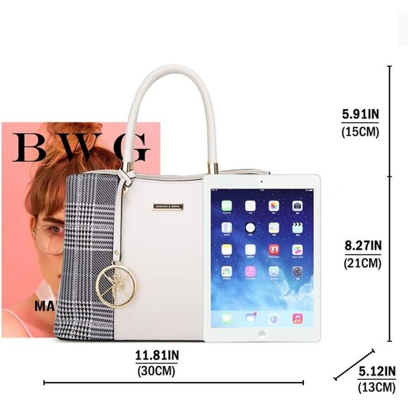 Women Purses and Handbags Top Handle Satchel Shoulder Bags Messenger Tote Bag fo - Picture 5 of 8